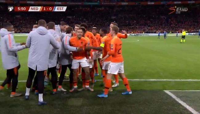 اهداف مباراة هولندا وإستونيا 5 0 تصفيات امم اوروبا