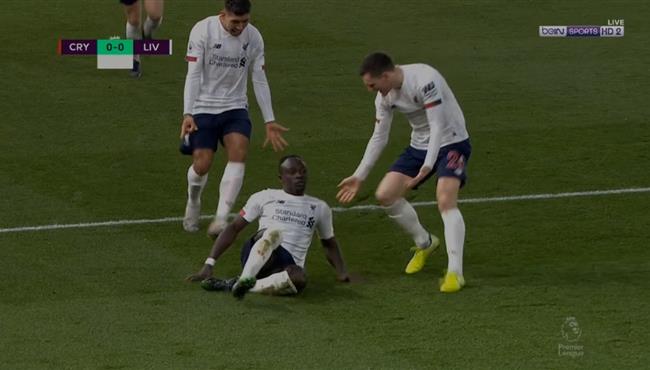 هدف ليفربول الاول في مرمى كريستال بالاس ساديو ماني