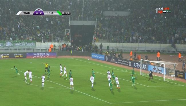 هدف الرجاء الثالث في مرمي الوداد بالبطولة العربية