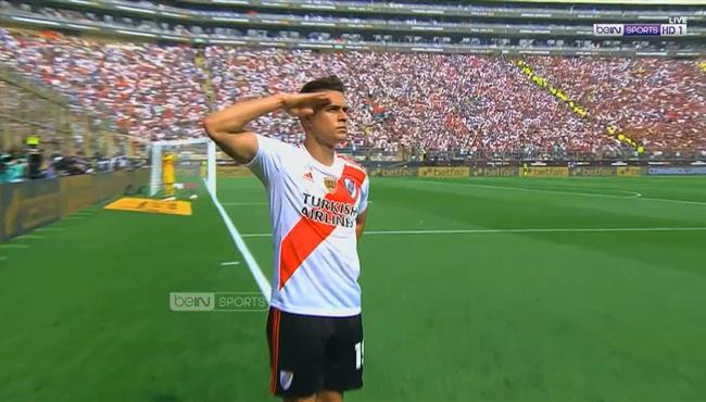 هدف ريفر بليت الاول في مرمي فلامينجو 1 0 نهائي كوبا ليبرتادوريس