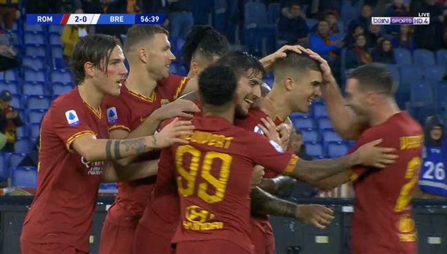 اهداف مباراة روما وبريشيا 3 0 الدوري الايطالي