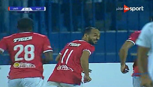 هدف الاهلي الثالث في مرمي الجونة وليد سليمان