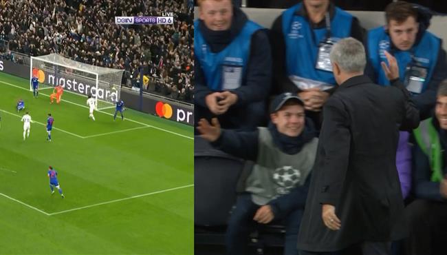 هدف تعادل توتنهام مع اولمبياكوس 2 2 ورد فعل مورينيو