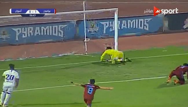 هدف بيراميدز الاول في اسوان جون انطوي