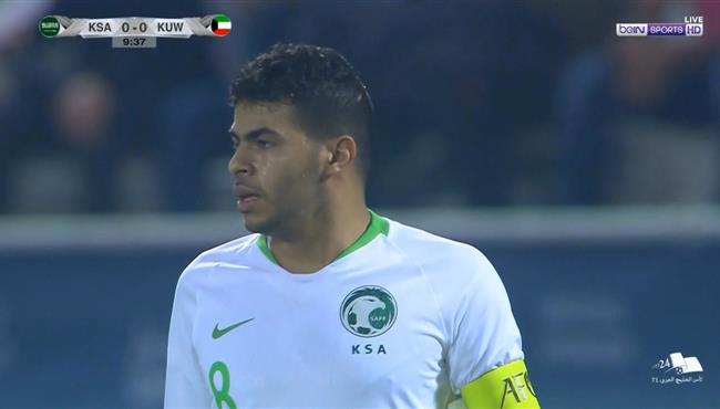 يحيي الشهري يهدر فرصة هدف لا تصدق امام الكويت في كأس الخليج