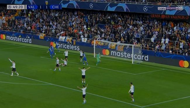 هدف تشيلسي الثاني في مرمي فالنسيا بدوري ابطال اوروبا
