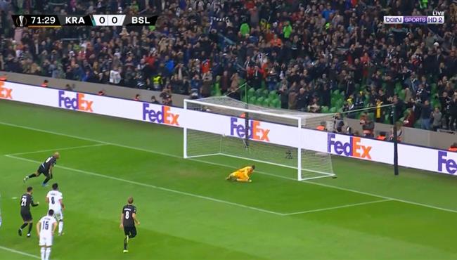 هدف فوز كراسنودار على بازل 1 0 الدوري الاوروبي