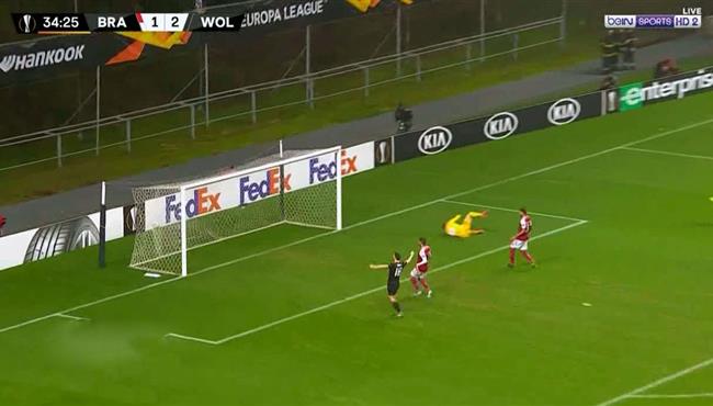 ولفرهامبتون يسجل هدفين فى دقيقتين امام سبورتينج براجا فى الدوري الاوروبي