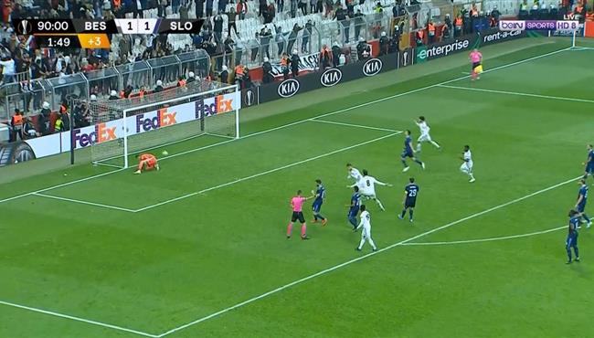 اهداف مباراة بشكتاش وسلوفان براتيسلافا 2 1 الدوري الاوروبي