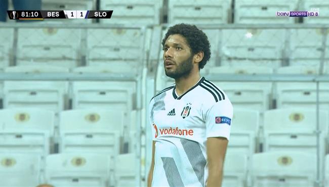 ملخص لمسات محمد النني في مباراة بشكتاتش وسلوفان براتيسلافا بالدوري الاوربي