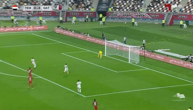 هدف قطر الخامس العالمي في مرمي اليمن 5 0 كأس الخليج
