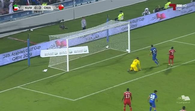هدف الكويت الاول فى مرمى عمان 1 2 كاس الخليج