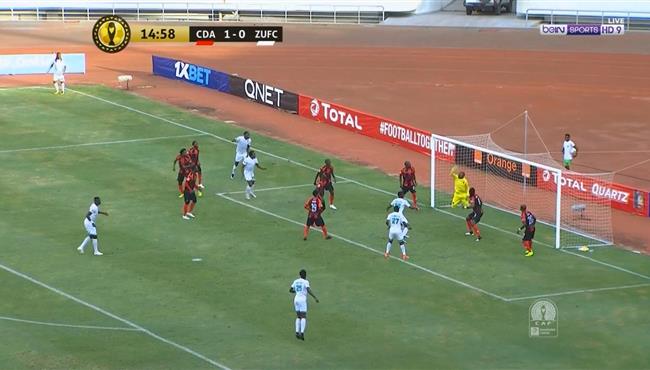 هدف تعادل زيسكو مع اول اغسطس 1 1 دوري ابطال افريقيا