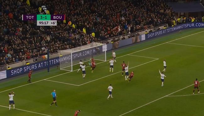 اهداف مباراة توتنهام وبورنموث 3 2 الدوري الانجليزي