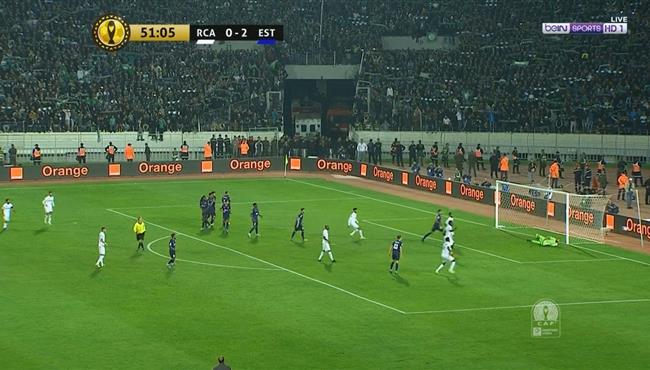 تصدي رائع من معز بن شريفية امام الرجاء في دوري ابطال افريقيا