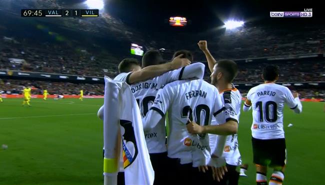 اهداف مباراة فالنسيا وفياريال 2 1 الدوري الاسباني