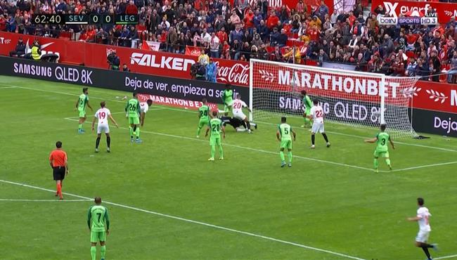 هدف فوز اشبيلية علي ليجانيس 1 0 الدوري الاسباني