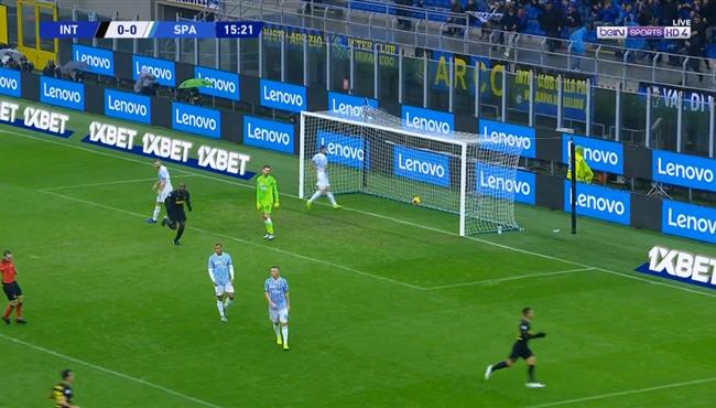 هدف انتر ميلان الاول في مرمي سبال 1 0 الدوري الايطالي