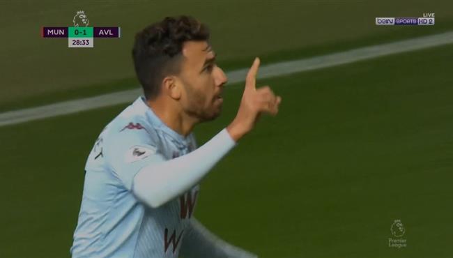 هدف تريزيجيه الملغي امام مانشستر يونايتد في الدوري الانحليزي