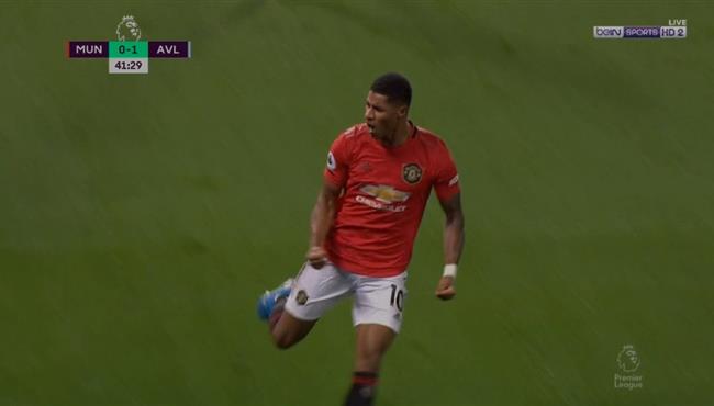 هدف تعادل مانشستر يونايتد مع استون فيلا 1 1 تعليق عصام الشوالي