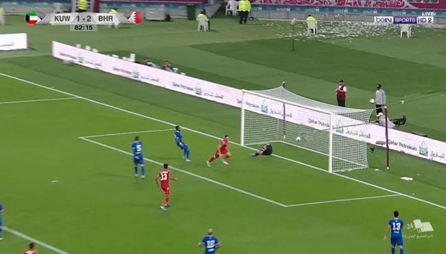 هدف البحرين الثالث فى مرمى الكويت 3 1 كاس الخليج