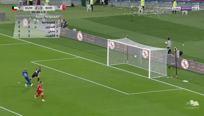هدف البحرين الرابع فى مرمى الكويت 4 2 كاس الخليج