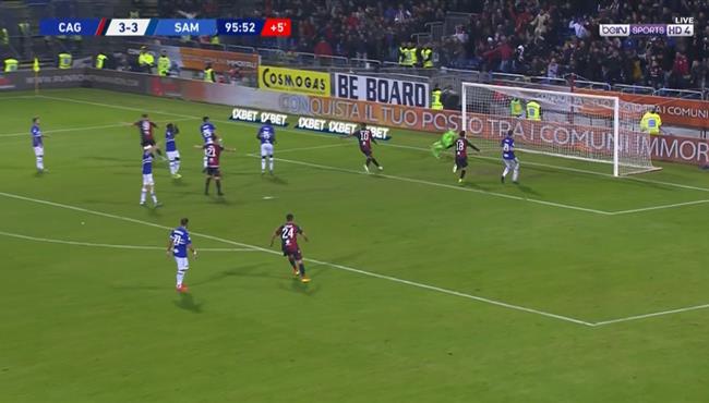 اهداف مباراة كالياري وسامبدوريا 4 3 الدوري الايطالى