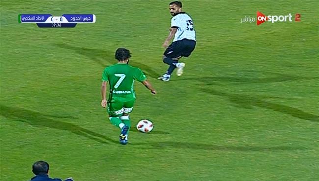 مهارة رائعه من احمد رفعت في مباراة الاتحاد السكندري وحرس الحدود