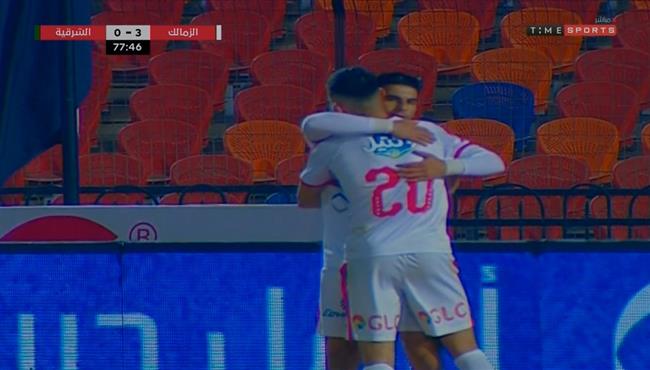 هدف الزمالك الثالث فى مرمى الشرقية اشرف بن شرقي