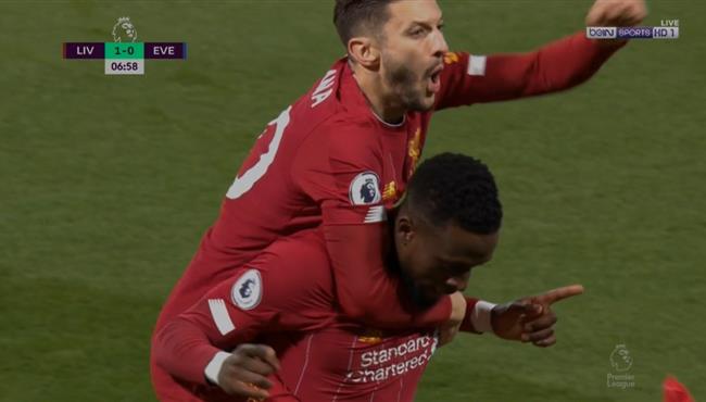 هدف ليفربول الاول في مرمى ايفرتون اوريجي