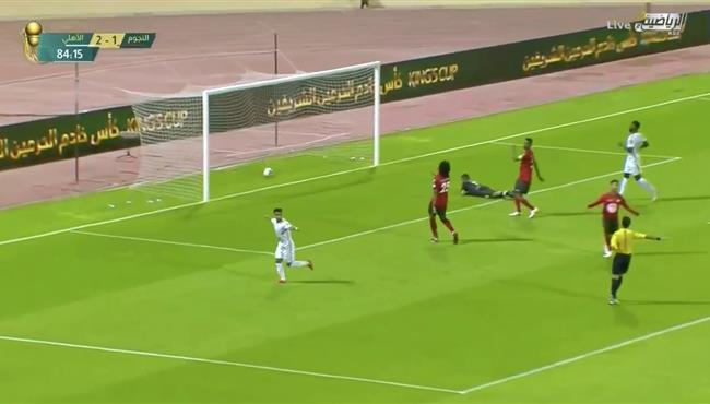 هدف الاهلي الثالث فى مرمى النجوم 3 1 كاس خادم الحرمين