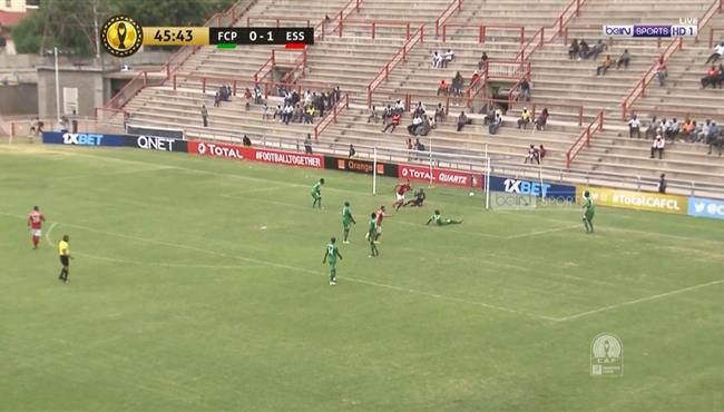 هدف النجم الساحلي الثاني في مرمى بلاتينيوم بدوري ابطال افريقيا