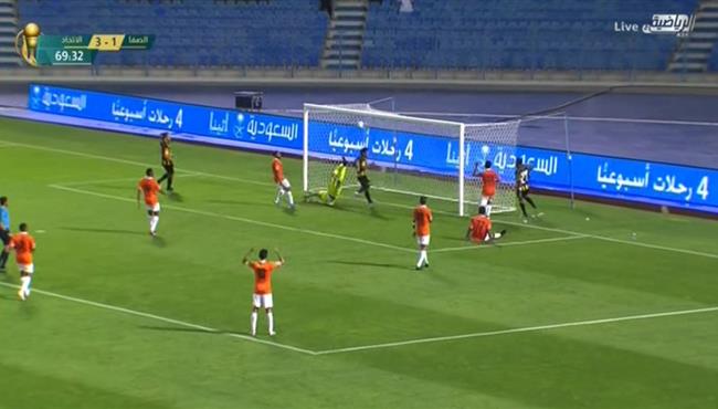 هدف الاتحاد الرابع فى مرمى الصفا 4 1 كاس خادم الحرمين