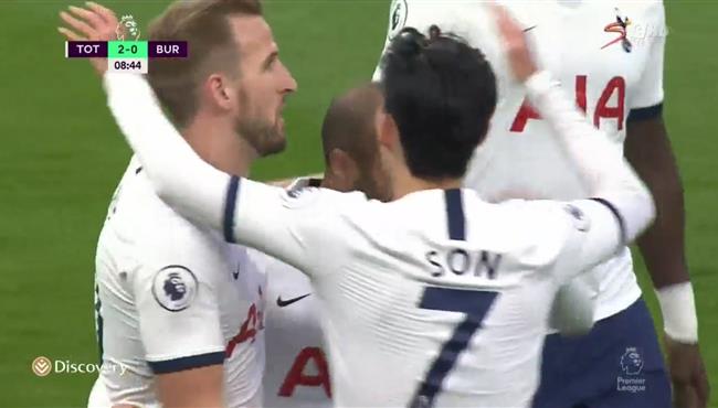 اهداف مباراة توتنهام وبيرنلي 5 0 الدوري الانجليزي