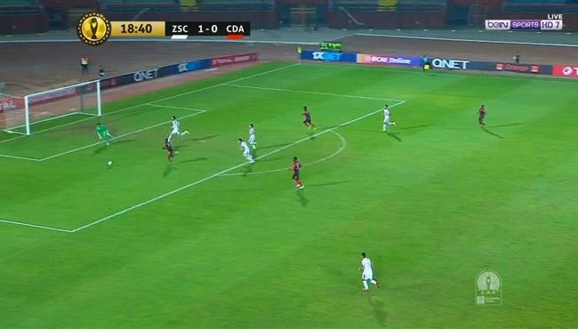 محمد عواد ينقذ مرماه من هدف محقق لاول اغسطس بعد خطأ من طارق حامد