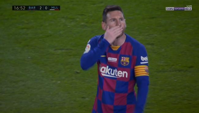 هاتريك ميسي امام ريال مايوركا في الدوري الاسباني