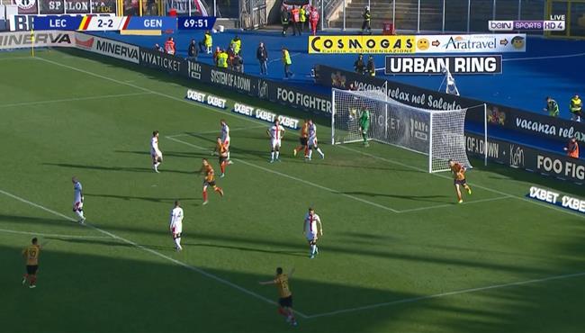 اهداف مباراة جنوي وليتشي 2 2 الدوري الايطالي