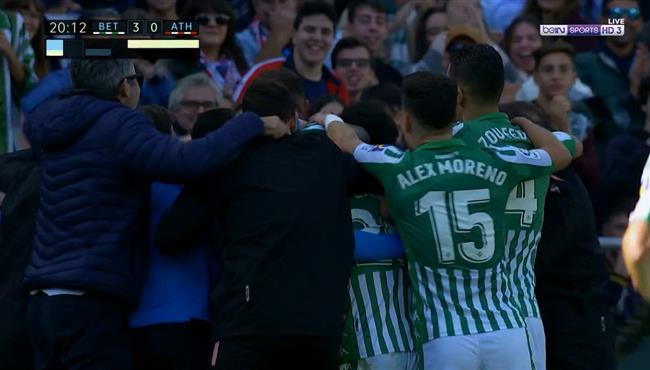 اهداف مباراة ريال بيتيس واتلتيك بلباو 3 2 الدوري الاسباني