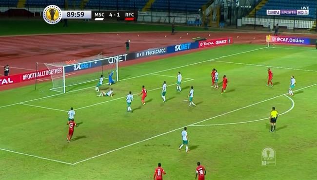 هدق رينجرز الثانى فى مرمى المصري 2 4 كاس الكونفيدرالية