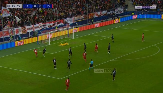 حارس مرمي سالزبورج يحرم ماني من تسجيل هدف ليفربول الاول