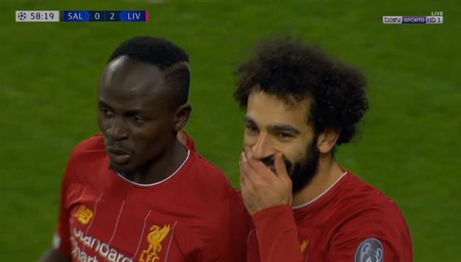 هدف محمد صلاح المبهر في مرمى سالزبورج بتعليق حفيظ دراجي