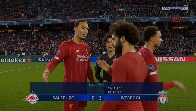 ملخص مباراة ليفربول وسالزبورج 2 0 تعليق حفيظ دراجي