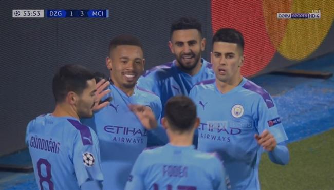 اهداف مباراة مانشستر سيتي ودينامو زغرب 4 1 دوري ابطال اوروبا