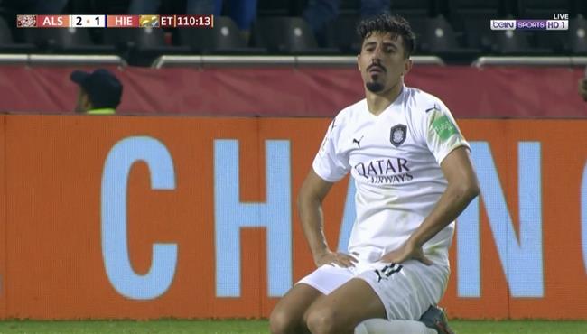 العارضة ترد هدف رائع لبغداد بو نجاح امام هينجين سبورت في كاس العالم للانديه