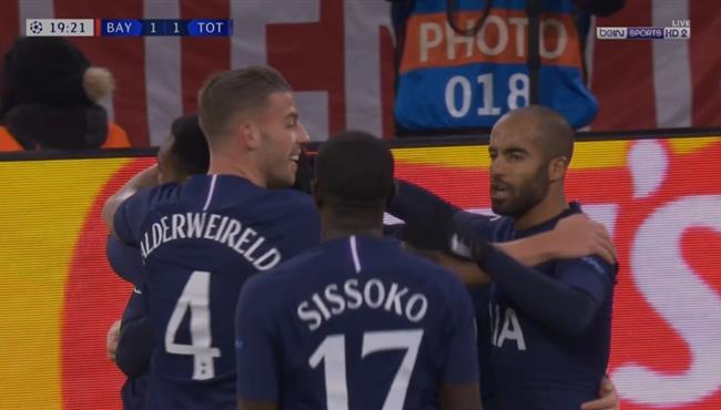 هدف توتنهام الاول في مرمى بايرن ميونخ 1 1 تعليق حفيظ دراجي