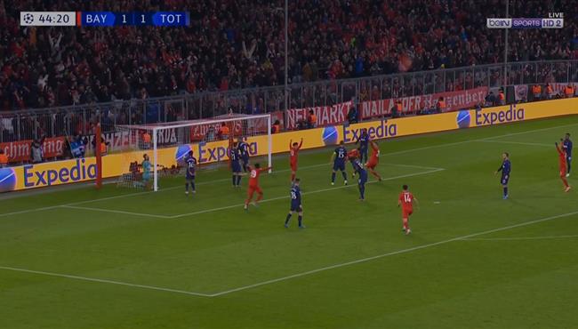 هدف بايرن ميونخ الثاني في مرمى توتنهام تعليق حفيظ دراجي