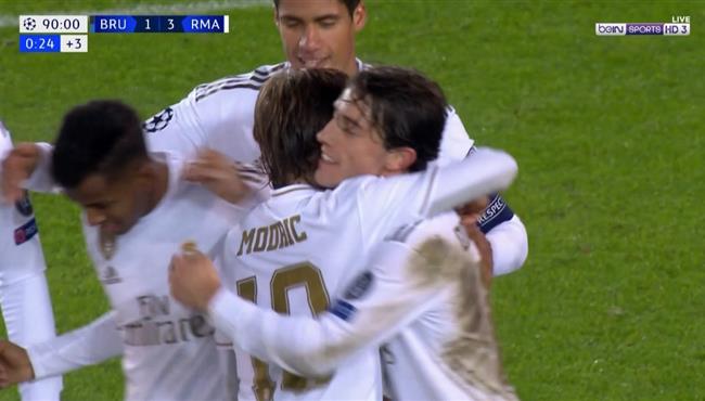 هدف ريال مدريد الثالث فى مرمى كلوب بروج 3 1 دوري ابطال اوروبا