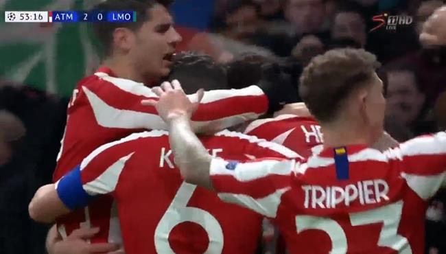 اهداف مباراة اتلتيكو مدريد ولوكوموتيف موسكو 2 0 دوري ابطال اوروبا