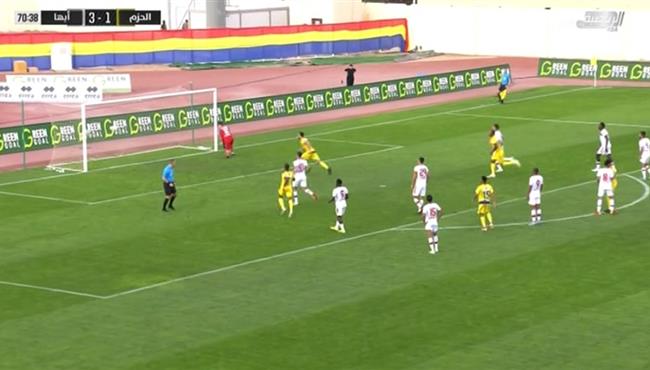 اهداف مباراة ابها والحزم 3 2 الدوري السعودى