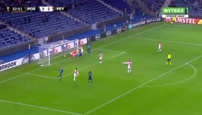 اهداف مباراة بورتور وفينورد 3 2 الدوري الاوروبي